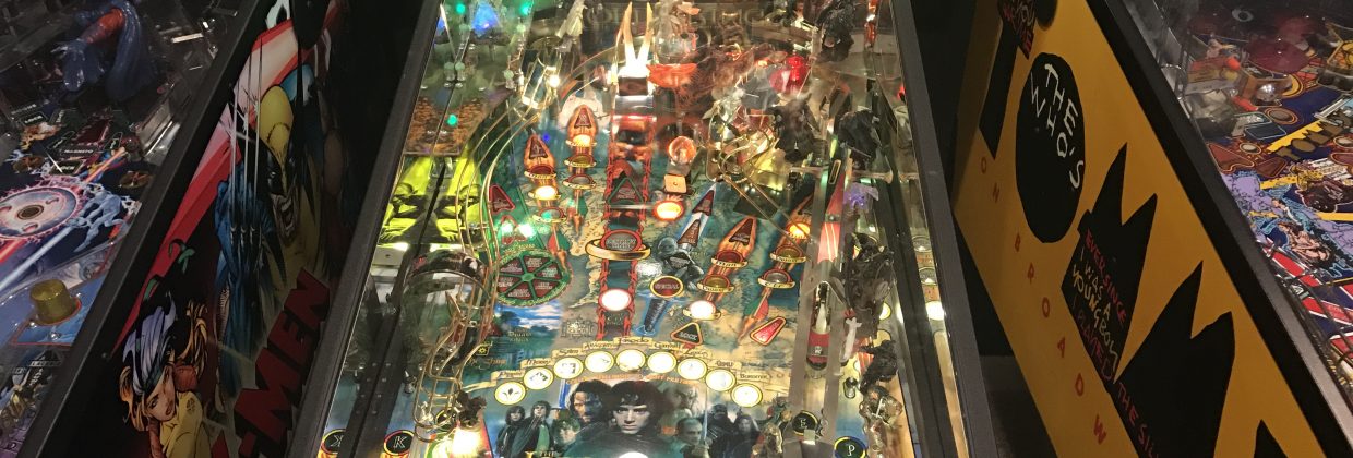 Lord of the Rings Pinball playfield