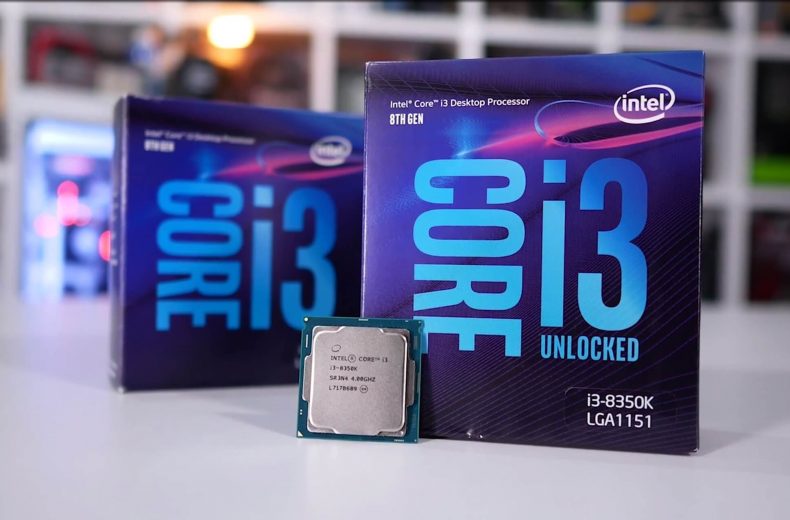 Intel Core i3-8100 and Core i3-8350K