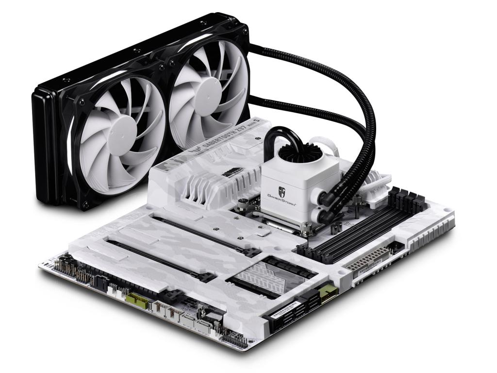 CAPTAIN 240 WHITE CPU Liquid Cooler