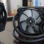 be quiet! CPU air fan and Corsair Liquid CPU fan