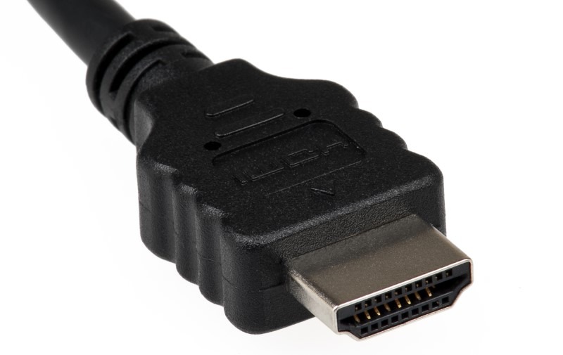 HDMI Cable Connector Close Up