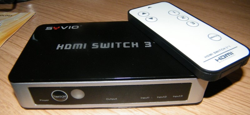 Syvio HDMI Switch 3 Close Up