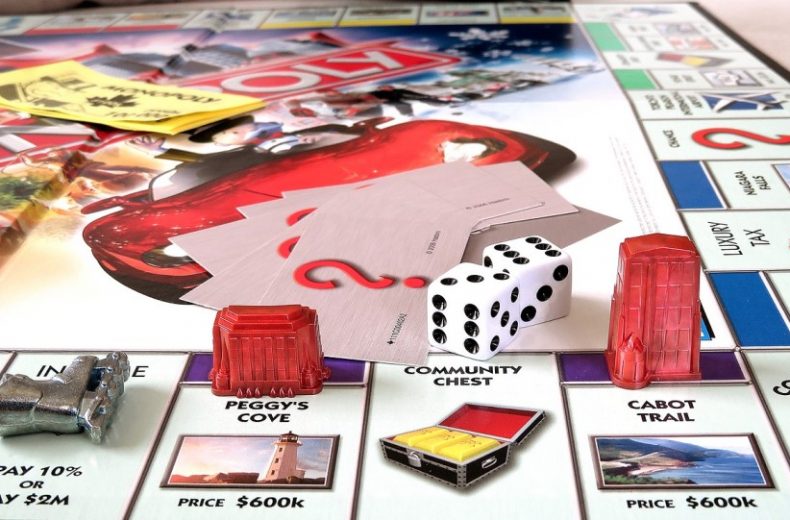 Close Up Monopoly Board Game