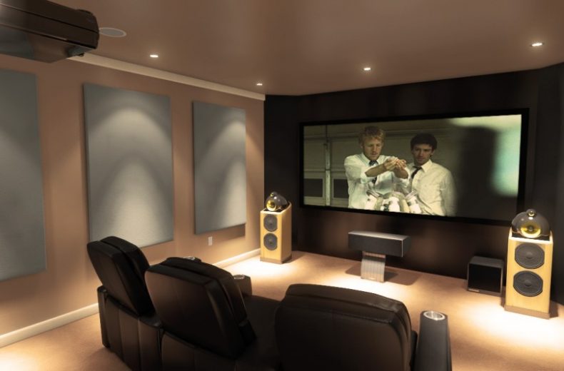 Home Theater Projector Room