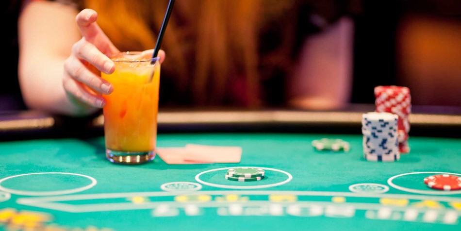 Poker Table Drink